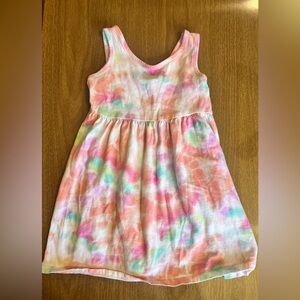 Kids Colorful Tie-Dye Dress